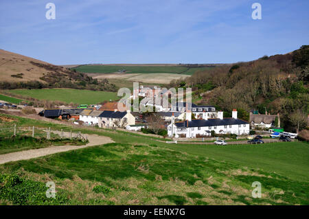 Una vista di West Lulworth villaggio nel Purbecks Dorset Regno Unito Foto Stock