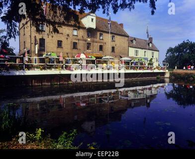 Mulino sul fiume taverna. Eaton Socon. St Neots. Cambridge Foto Stock