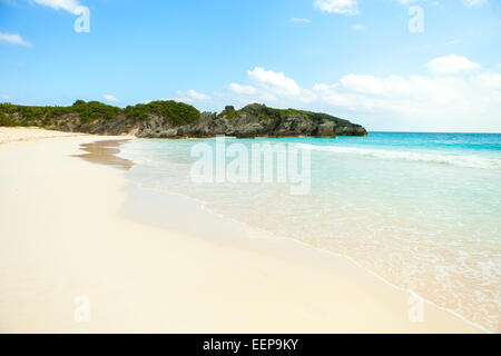 Horseshoe Bay Beach Bermuda Foto Stock