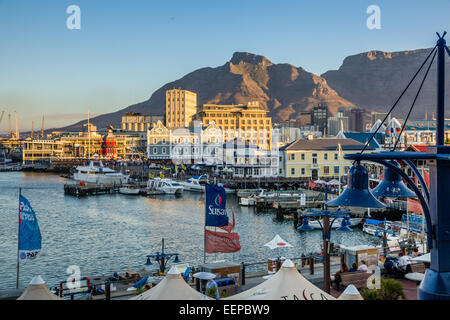 V&A waterfront a Città del Capo in Sud Africa. Foto Stock