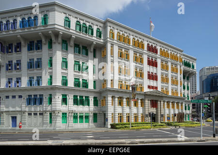 Old Hill Street Stazione di polizia, Singapore. Foto Stock