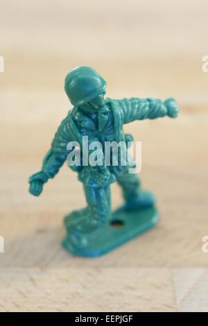 Un'immagine ravvicinata di aArmy action figure Foto Stock