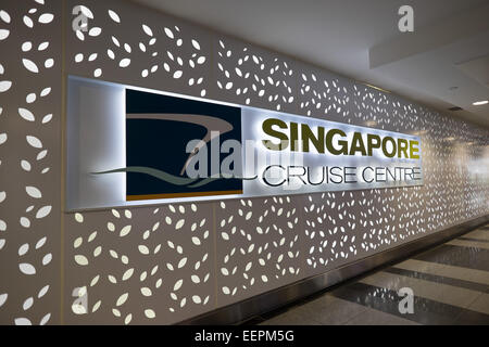 Singapore Ferry Terminal in vivo City Mall. Singapore Cruise Center. Foto Stock