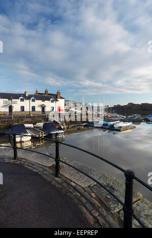 Bristol Floating Harbour al Cumberland bacino. Bristol, Inghilterra, Regno Unito. Foto Stock