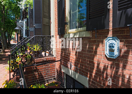 Maryland, Annapolis, Distretto Storico Nazionale, case private Foto Stock