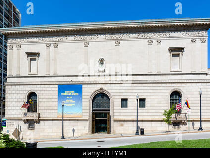 Il Nord Charles Street (Washington Place) Ingresso al Walters Art Museum, Mount Vernon district, Baltimore, Maryland, Stati Uniti d'America Foto Stock