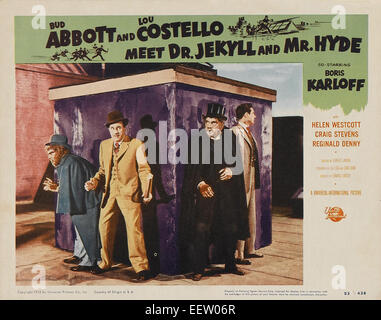 Abbott e Costello Meet Dr Jekyll e Mr Hyde - poster del filmato Foto Stock