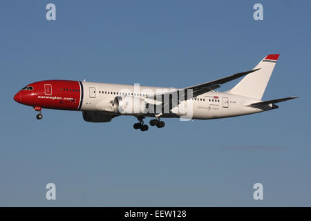 NORWEGIAN 787 Dreamliner Foto Stock