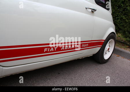 Fiat 595 Abarth closeup Foto Stock