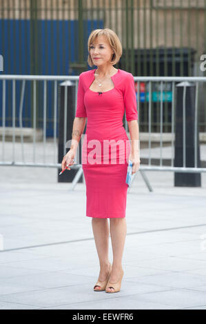 'L'Andrew Marr Show' - Arrivi con: Sian Williams dove: Londra, Regno Unito quando: 20 Lug 2014 Foto Stock