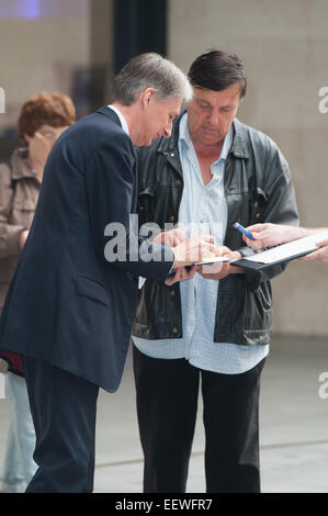 'L'Andrew Marr Show' - Arrivi con: Philip Hammond dove: Londra, Regno Unito quando: 20 Lug 2014 Foto Stock