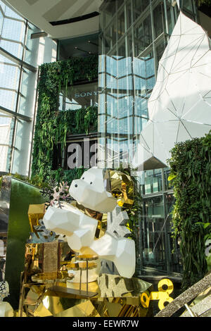 Paragon Shopping Centre Mall a tempo di Natale.Bangkok, Tailandia, Asia. Foto Stock