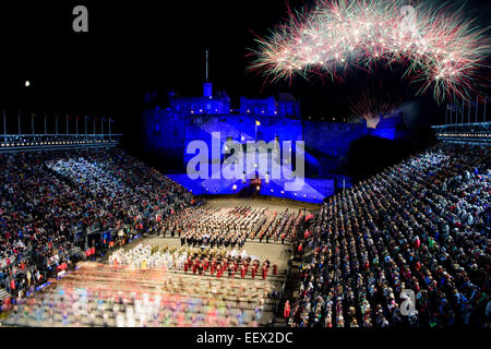 Il Royal Edinburgh Tattoo militare Foto Stock