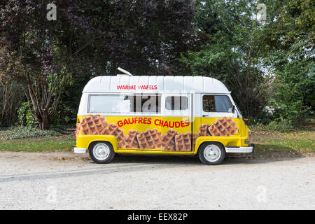 Gaufres chaudes van Foto Stock