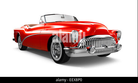 Red Classic coupe Auto Foto Stock