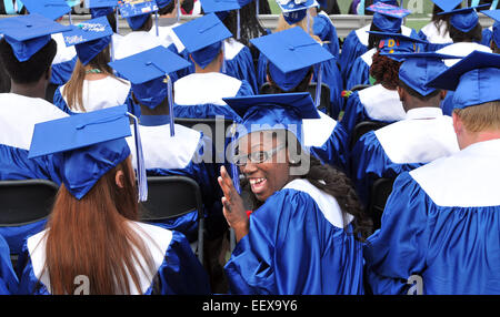 Diploma di scuola superiore, CT, Stati Uniti d'America Foto Stock