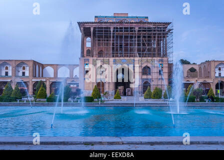 Ali Qapu palace, Isfahan, Iran Foto Stock