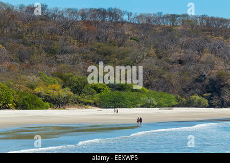 Bella world-class Playa El Coco Beach a sud di San Juan del Sur; Playa El Coco, San Juan del Sur, Rivas Provincia, Nicaragua Foto Stock