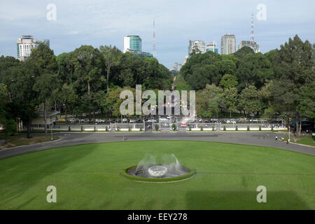 Vista dalla riunificazione o indipendenza Palace Ho Chi Minh City Vietnam Foto Stock