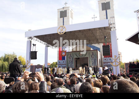 Giubileo dell'Editto di Milano in Nis, 6. ottobre 2013. Foto Stock