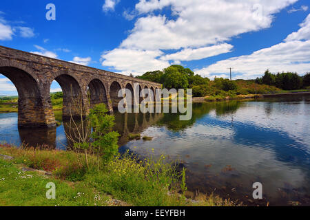 West Cork viadotto ferroviario Ballydehob West Cork in Irlanda Foto Stock