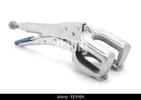 Ganascia doppia saldatura pinze a morsetto Foto Stock