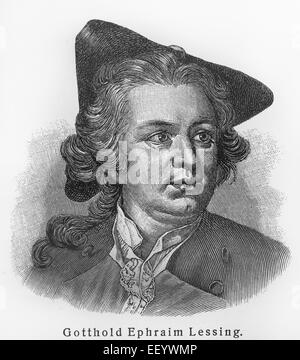 Gotthold Ephraim Lessing Foto Stock