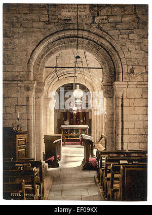 [Studland Chiesa, interno, Swanage Inghilterra] 162 Foto Stock