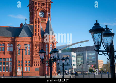 Pier House per la Baia di Cardiff Cardiff Galles Wales Foto Stock