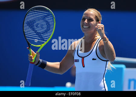 Melbourne, Australia. 24 gen 2015. Australian Open di tennis da Melbourne Park. Giorno 6. Dominika Cibulkova (SVK) Credito: Azione Sport Plus/Alamy Live News Foto Stock