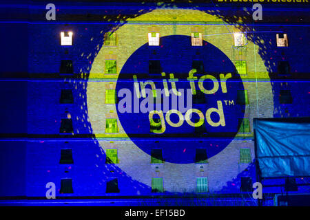 Bristol, Regno Unito. 24 gen 2015. Bristol è capitale verde europea 2015 ma la città è 'in esso per un buon' Credit: Rob Hawkins/Alamy Live News Foto Stock