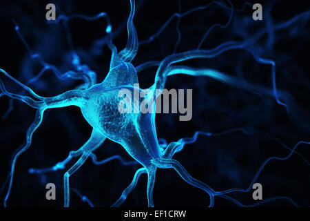 I neuroni sfondo astratto Foto Stock