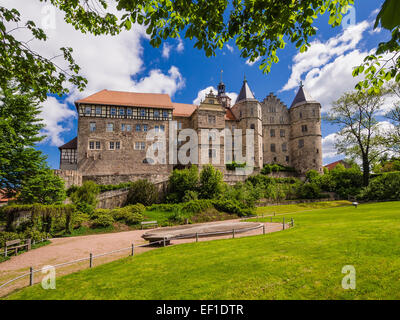 Il Castello Bertholdsburg a Meiningen in Germania Foto Stock