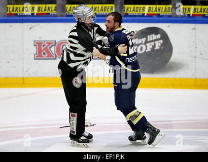 Stati Uniti d'America. 23 gen 2015. Piv 23.1.2015 Kello 18.41.05.FINLANDIA, Helsinki, Liiga.HIFK vs Blues.Ryan O'Connor #23 Blues. @Petteri Paalasmaa .Tutto Premere © csm/Alamy Live News Foto Stock