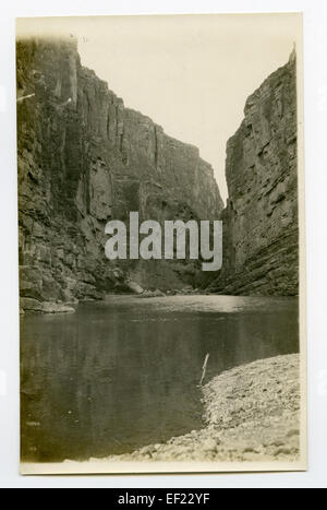 Scorcio del canyon del Rio Grande Foto Stock