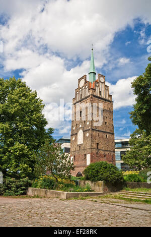 Town Gate a Rostock (Germania) Foto Stock