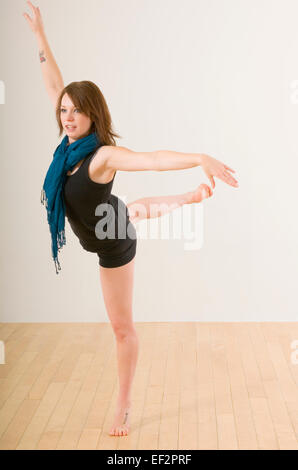 Femmina danzatore di balletto Foto Stock