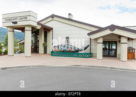 A nord-ovest di espressioni nativo galleria d'arte di una s'klallam tribe - Jamestown, Sequim, Washington Foto Stock