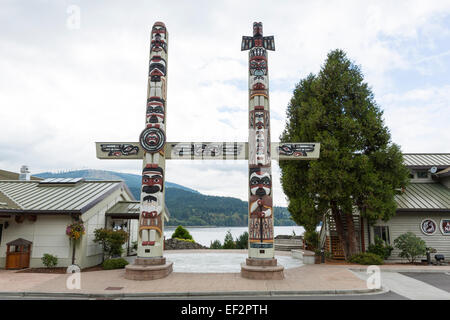 A nord-ovest di espressioni nativo galleria d'arte di una s'klallam tribe - Jamestown, Sequim, Washington Foto Stock