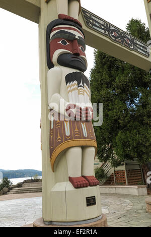 A nord-ovest di espressioni nativo galleria d'arte di una s'klallam tribe - Jamestown, Sequim, Washington Foto Stock