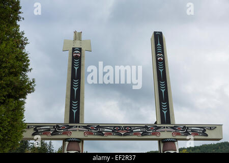 A nord-ovest di espressioni nativo galleria d'arte di una s'klallam tribe - Jamestown, Sequim, Washington Foto Stock