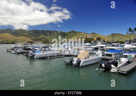 Koko Bay Marina, Hawaii Kai, Oahu, Hawaii Foto Stock