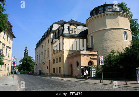 L'edificio della duchessa Anna Amalia Libreria. La libreria è stata fondata nel 1691 come biblioteca ducale. Fondatore fu il Duca Wilhelm Ernst di Weimar. Foto: Klaus Nowottnick Data: 26 Luglio 2014 Foto Stock