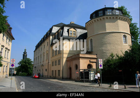 L'edificio della duchessa Anna Amalia Libreria. La libreria è stata fondata nel 1691 come biblioteca ducale. Fondatore fu il Duca Wilhelm Ernst di Weimar. Foto: Klaus Nowottnick Data: 26 Luglio 2014 Foto Stock