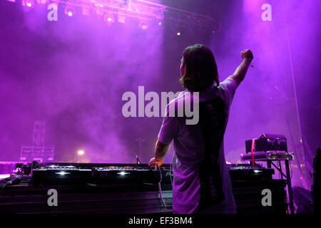 BENICASSIM, Spagna - 20 Luglio: Alesso (Svedese DJ e musica dance elettronica produttore) esegue a FIB Festival il 20 luglio 2014. Foto Stock