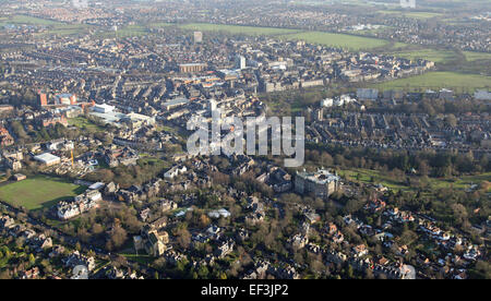 Vista aerea del North Yorkshire città di Harrogate, Regno Unito Foto Stock