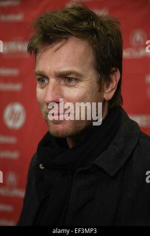 Park City, Utah, Stati Uniti d'America. 25 gennaio, 2015. Attore Ewan McGregor assiste la premiere del ''ultimi giorni nel deserto" presso il centro di Eccles. © Debby Wong/ZUMA filo/Alamy Live News Foto Stock