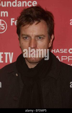 Park City, Utah, Stati Uniti d'America. 25 gennaio, 2015. Attore Ewan McGregor assiste la premiere del ''ultimi giorni nel deserto" presso il centro di Eccles. © Debby Wong/ZUMA filo/Alamy Live News Foto Stock