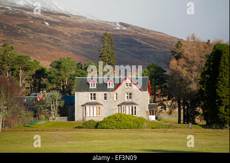 Casa Sherramore, sul Glen Shero station wagon, Laggan, Inverness-shire. SCO 9516. Foto Stock