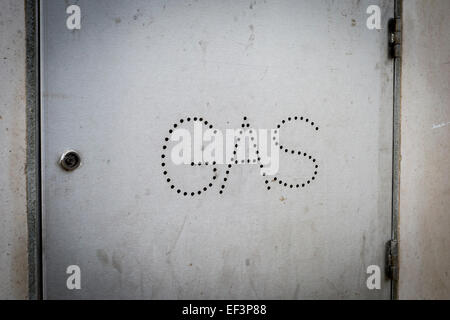 Credenza con utilità di Gas Foto Stock